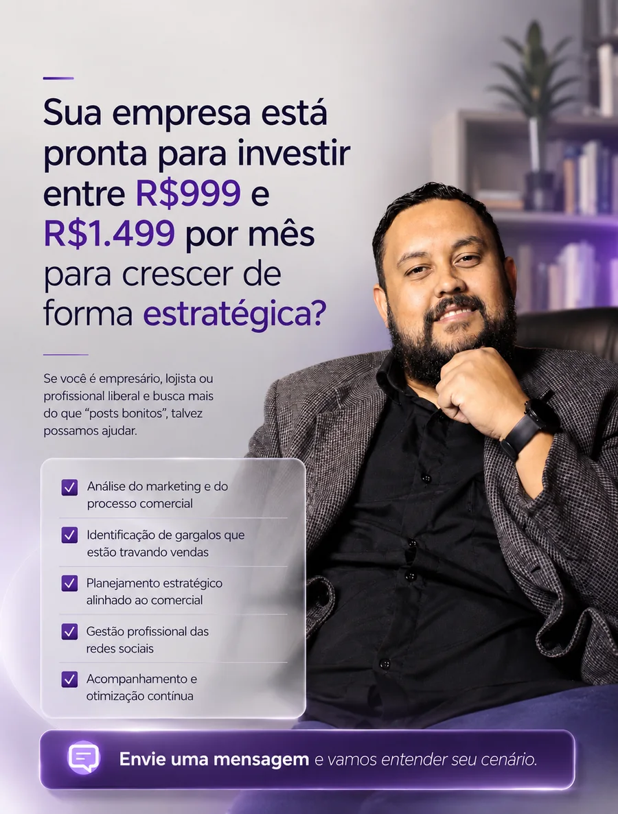 Anúncio criado pela AVANC