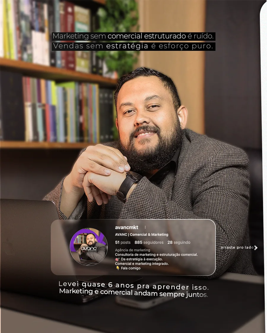 Capa de carrossel criada pela AVANC
